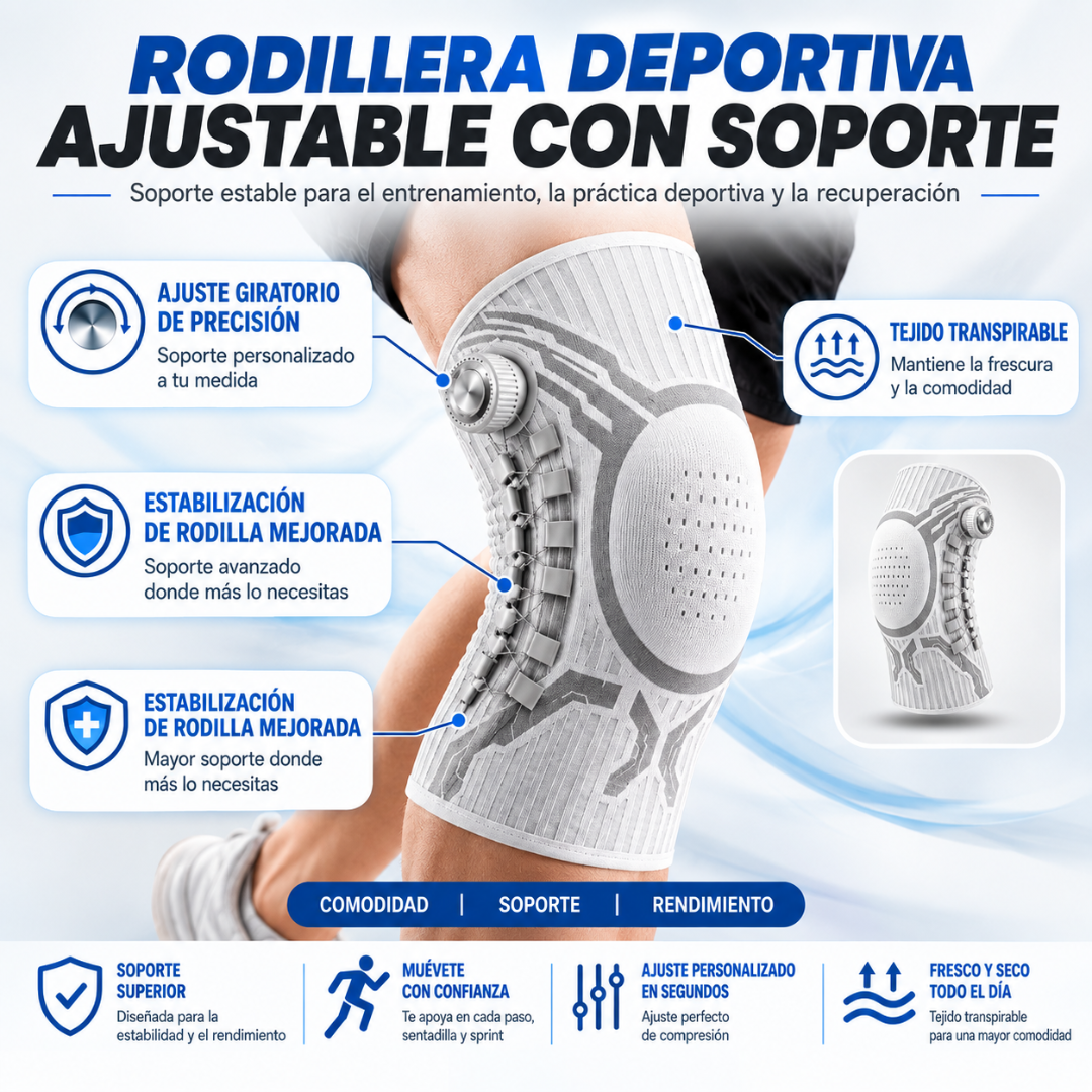 Rodillera deportiva para mas confort