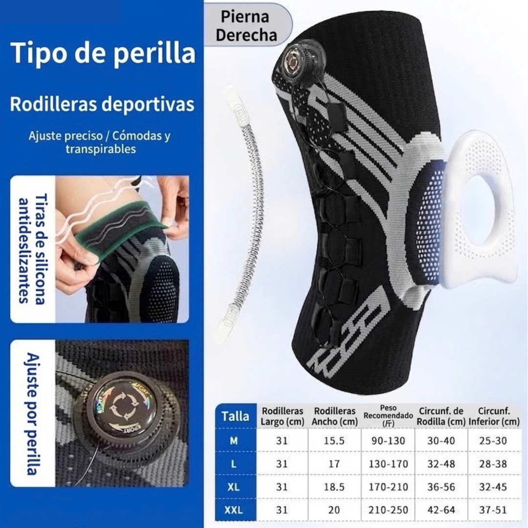 Rodillera deportiva para mas confort